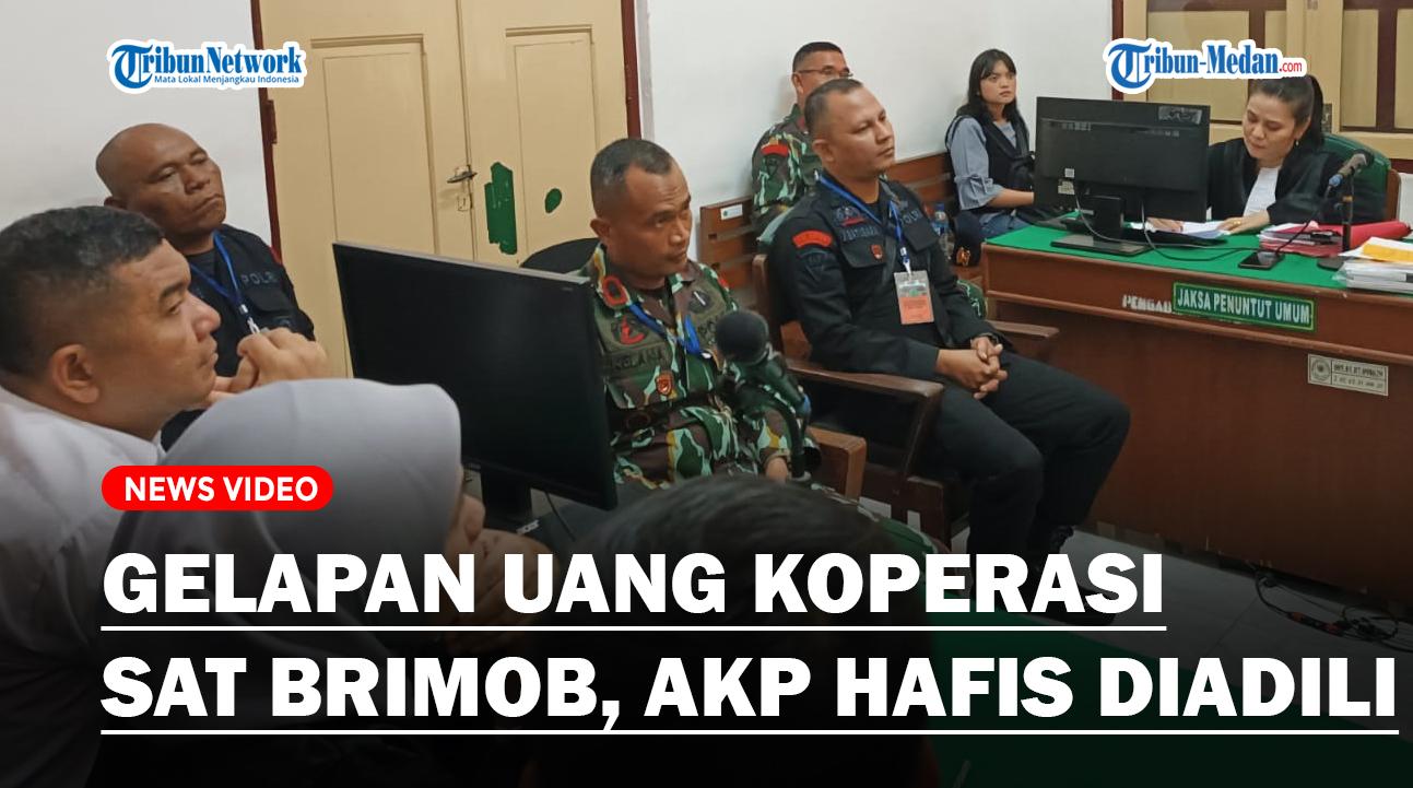 AKP Hafis Lubis Nekat Gelapkan Uang Sat Brimob Polda Sumut 3,7 Miliar, Dituntut 5 Tahun Penjara