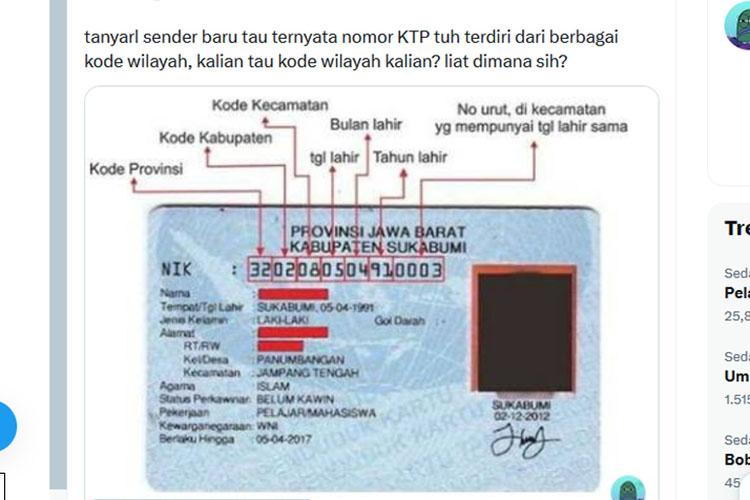 Viral Nomor KTP Disebut-sebut Rangkaian Kode Wilayah, Emang Benar