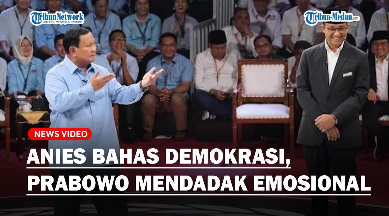 Anies Bahas Demokrasi, Prabowo Jadi Emosional: Saya yang Usung Bapak Jadi Gubernur! Singgung Jokowi