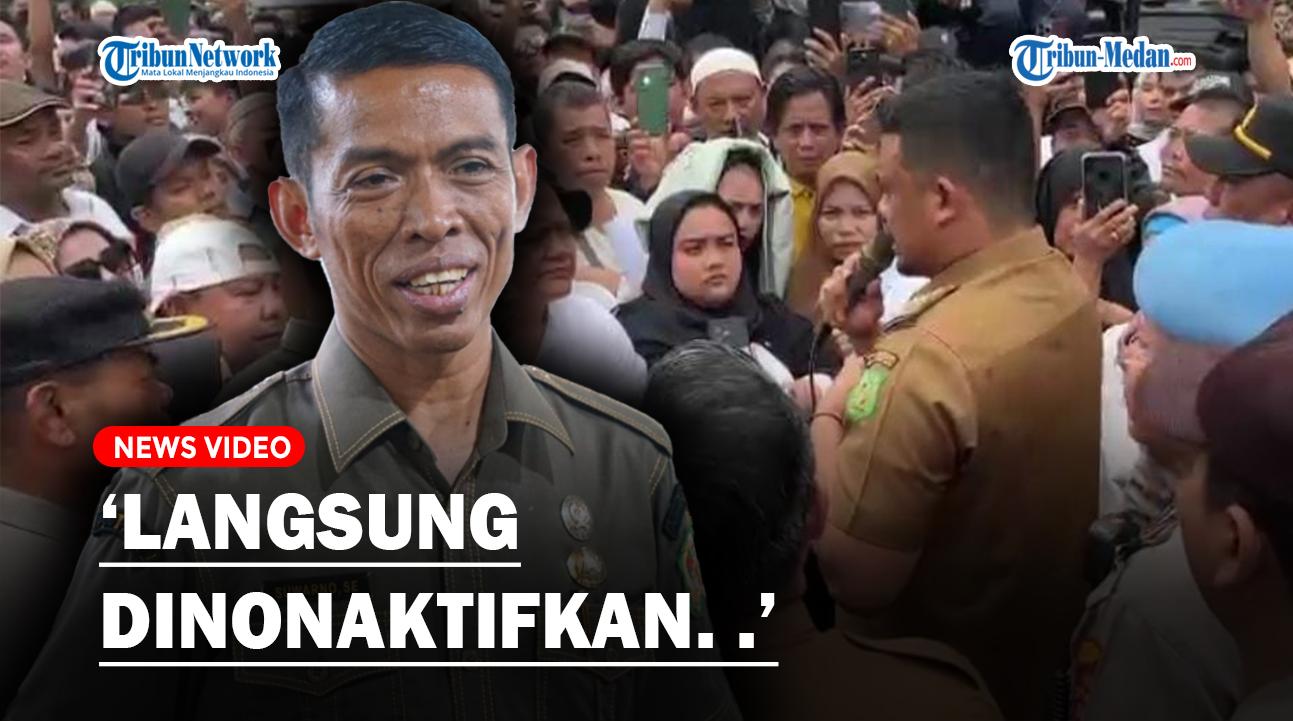 Bobby 'Tendang' Dirut PD Pasar Buntut Demo Ratusan Pedagang Pusat Pasar Medan
