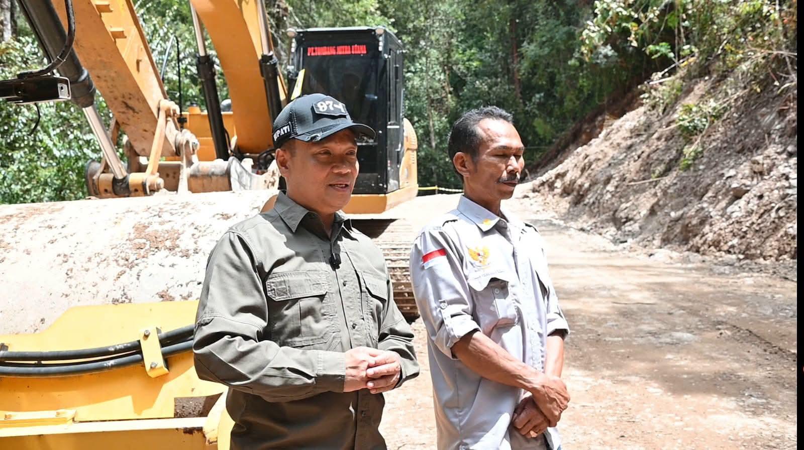 Jalan Penghubung Humbahas-Pakpak Bharat Dibangun, Bupati Sebut Dorong Ekonomi Masyarakat - Tribun-medan.com