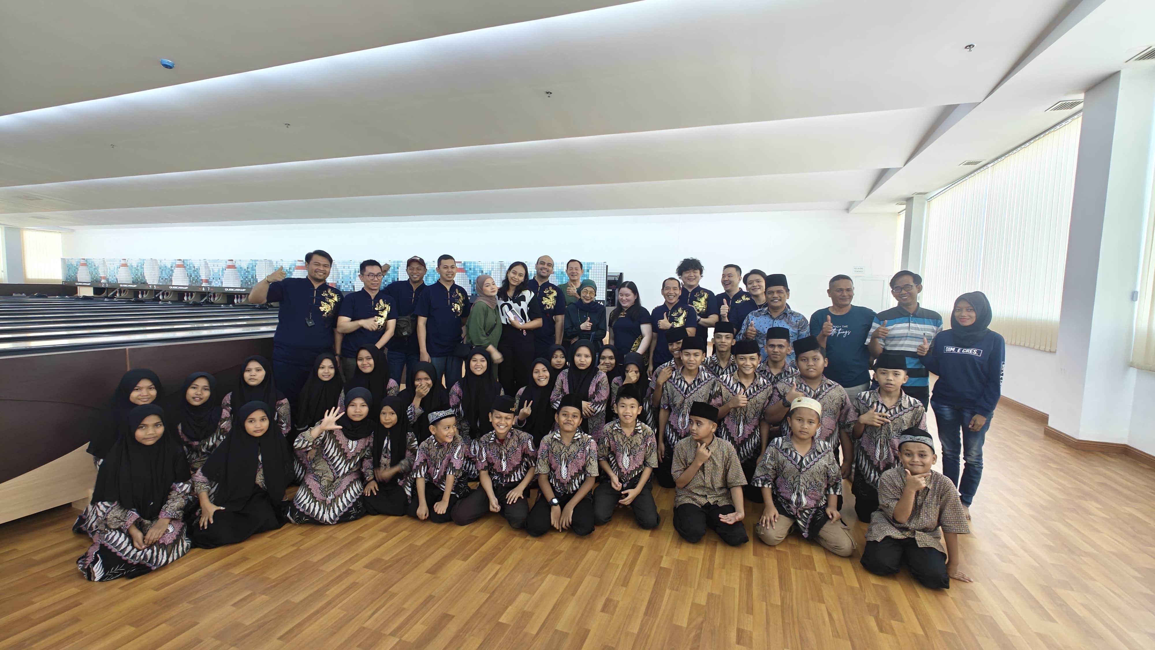 Cabor Boling Sumut Doa Bersama Anak Yatim, Berharap Kelancaran Atlet di PON 2024