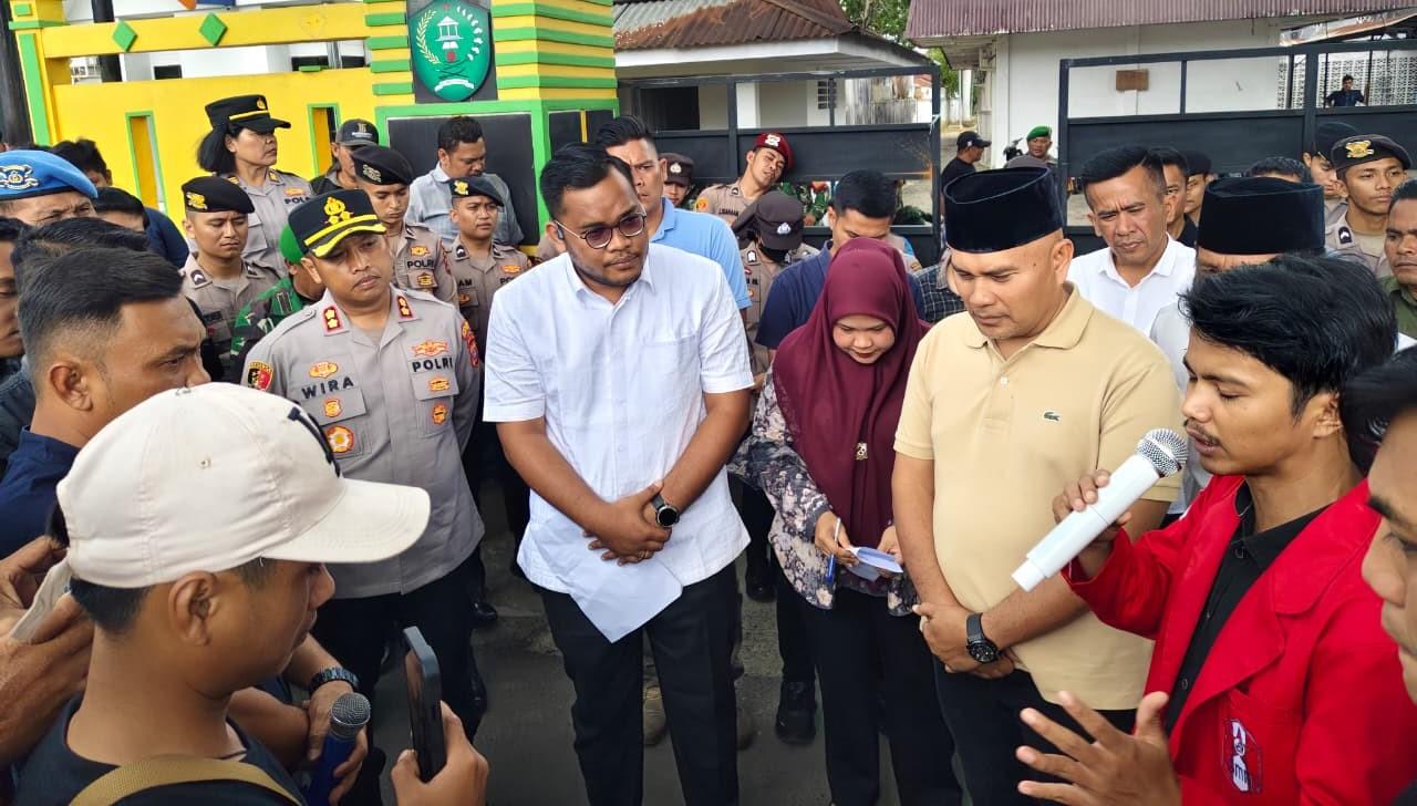 Kawal Aksi Mahasiswa, Polres Padangsidimpuan Terapkan Pengamanan Humanis