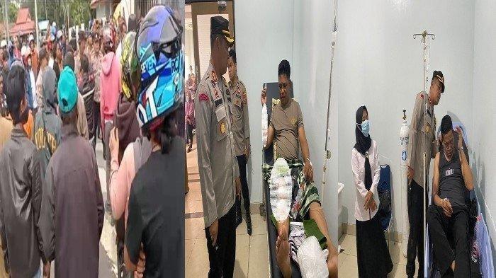 DETIK-DETIK Dua Perwira Polisi di Konawe Sultra Terbakar Saat Amankan Demo di Kantor Bupati