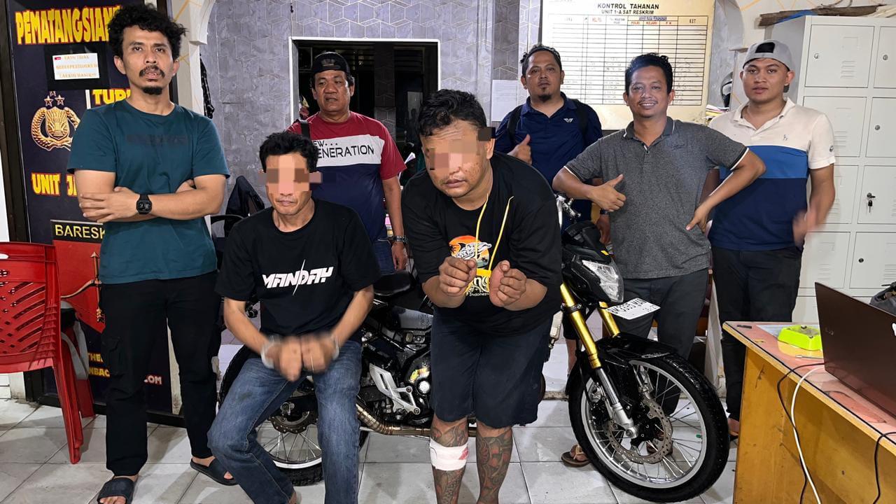Nekat Curi Motor Dinas TNI Personel Kodim Simalungun, 2 Orang Ditangkap, 1 Ditembak Polisi