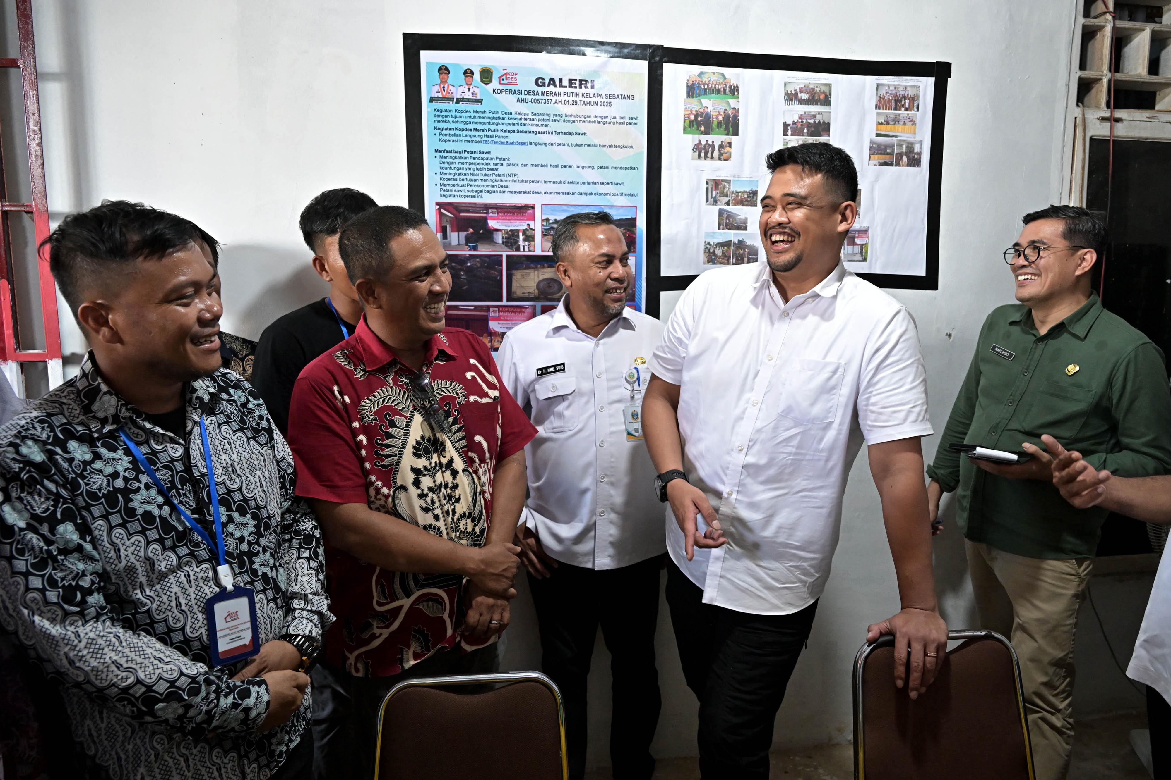 Jalankan Bisnis Pengepul Sawit, Bobby Nasution Nilai Koperasi Merah Putih Kelapa Sebatang Potensial