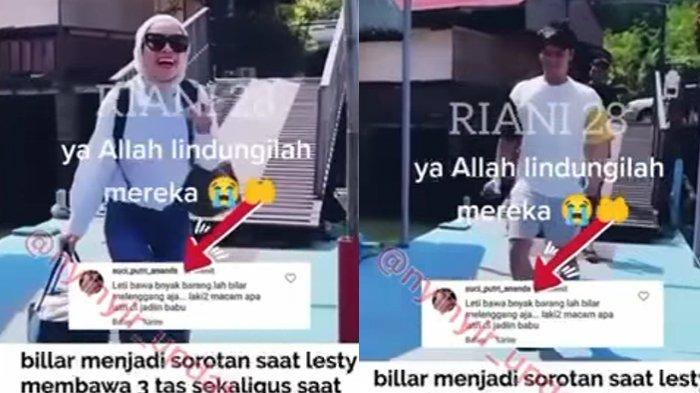 HEBOH Lesti Kejora Kepergok Tenteng Banyak Barang, Rizky Billar Disebut Perlakukan Istri Macam Babu