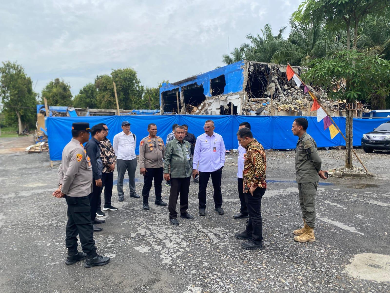 Kemenkopolhukam Sambangi Tiga Diskotek yang Dirobohkan Tim Terpadu di Deliserdang dan Langkat