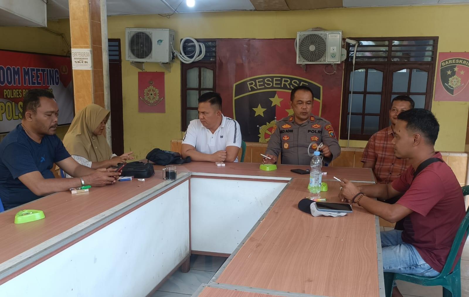 Cekcok Suami Istri di Padanglawas Berakhir Damai lewat Mediasi Polsek Sosa