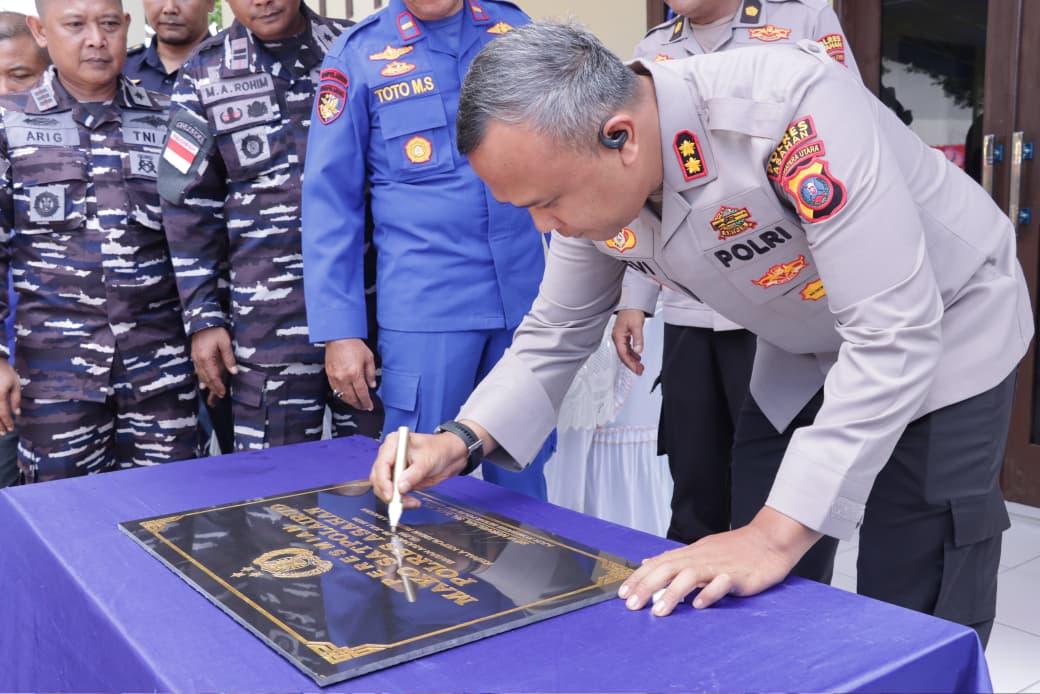 Peresmian Mako Satpolairud Polres Asahan, Wujud Penguatan Pelayanan Keamanan Wilayah Perairan - Tribun-medan.com
