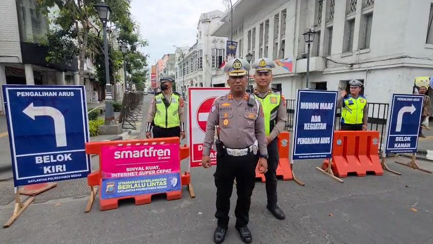 Hindari Tiga Jalur Ini, Kasatlantas Imbau Peserta Jambore Daerah XI Pramuka Lewat Rute Utama - Tribun-medan.com