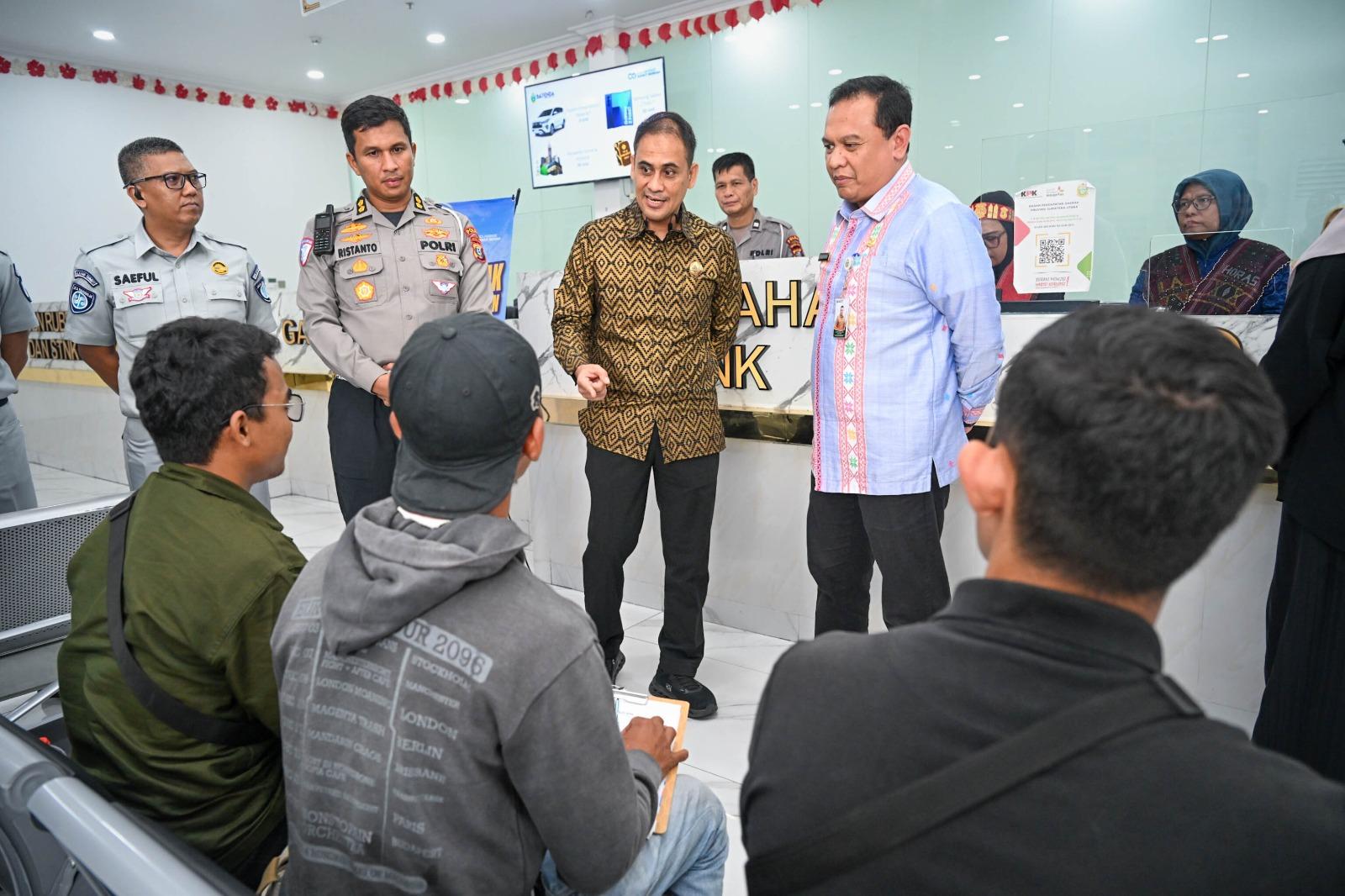 Tingkatkan Kepatuhan Warga Bayar PKB, Pemprov Sumut Gencarkan Sosialisasi Door to Door - Tribun-medan.com