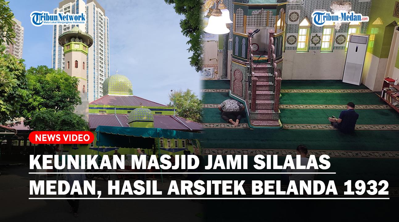 Keunikan Masjid Jami Silalas Medan, Dibangun 1932, Hasil Arsitek Belanda yang Masih Berdiri Megah