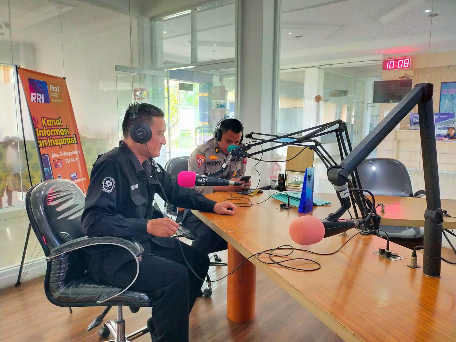 Dialog Interaktif Halo Polisi di RRI, Polresta Deliserdang jadi Narasumber