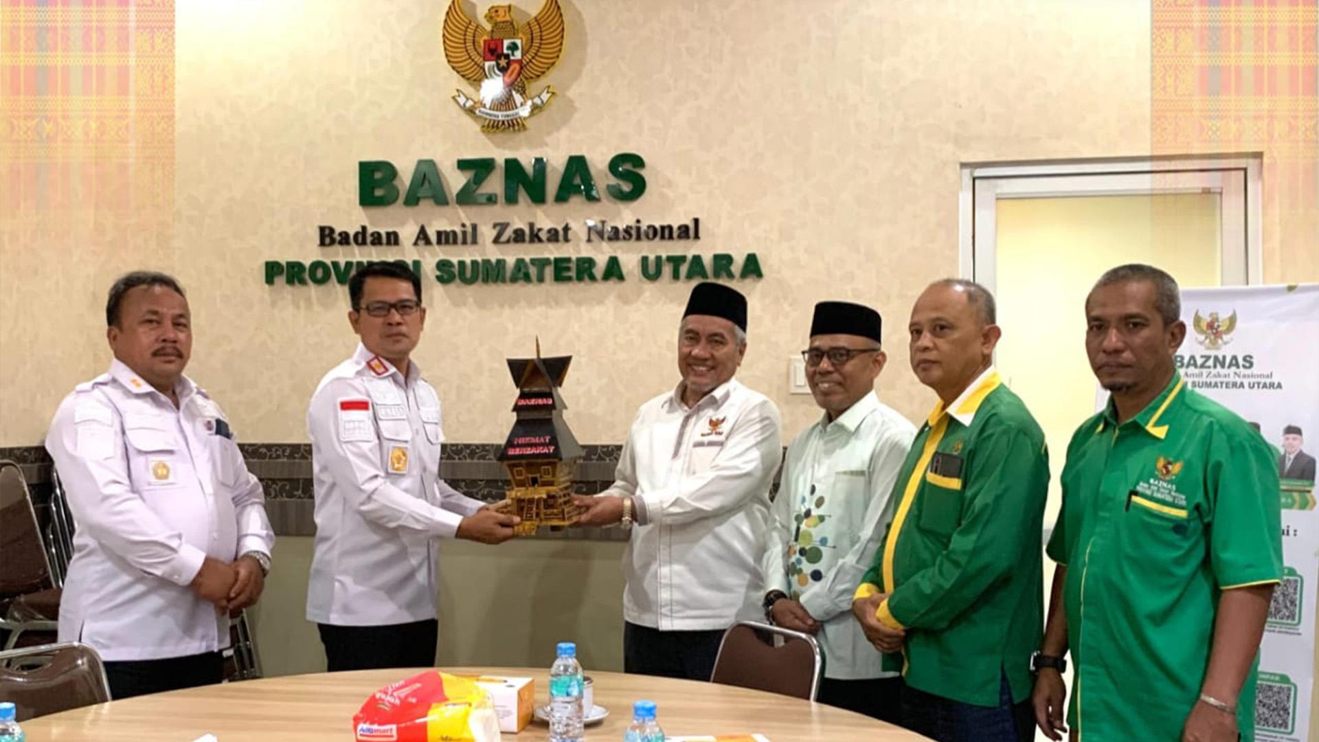 Akselerasi Program Pembinaan, Lapas Pancur Batu Jalin Silaturahmi dengan Baznas Sumut