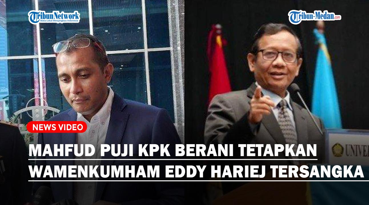 Cawapres Ganjar, Mahfud MD Puji KPK Berani Tetapkan Wamenkumham Eddy Hiariej Tersangka Korupsi