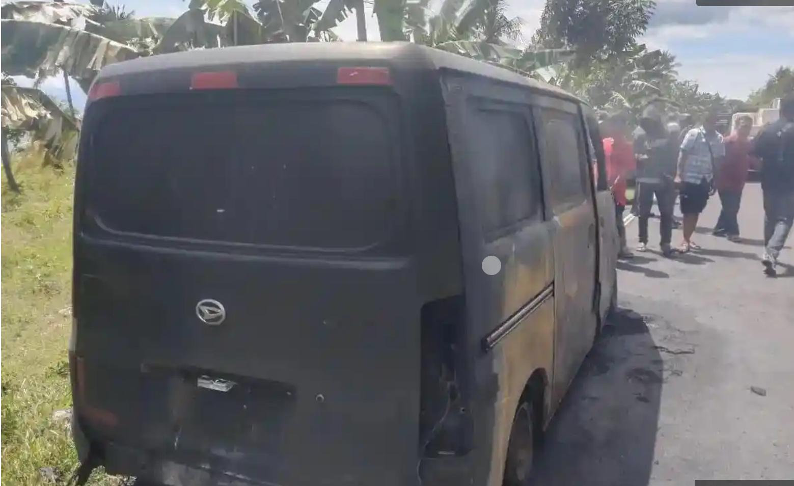 Mobil Bawa Rp4,6 Miliar Milik Bank BUMN Terbakar di Polman, Brankasnya Aman? - Tribun-medan.com