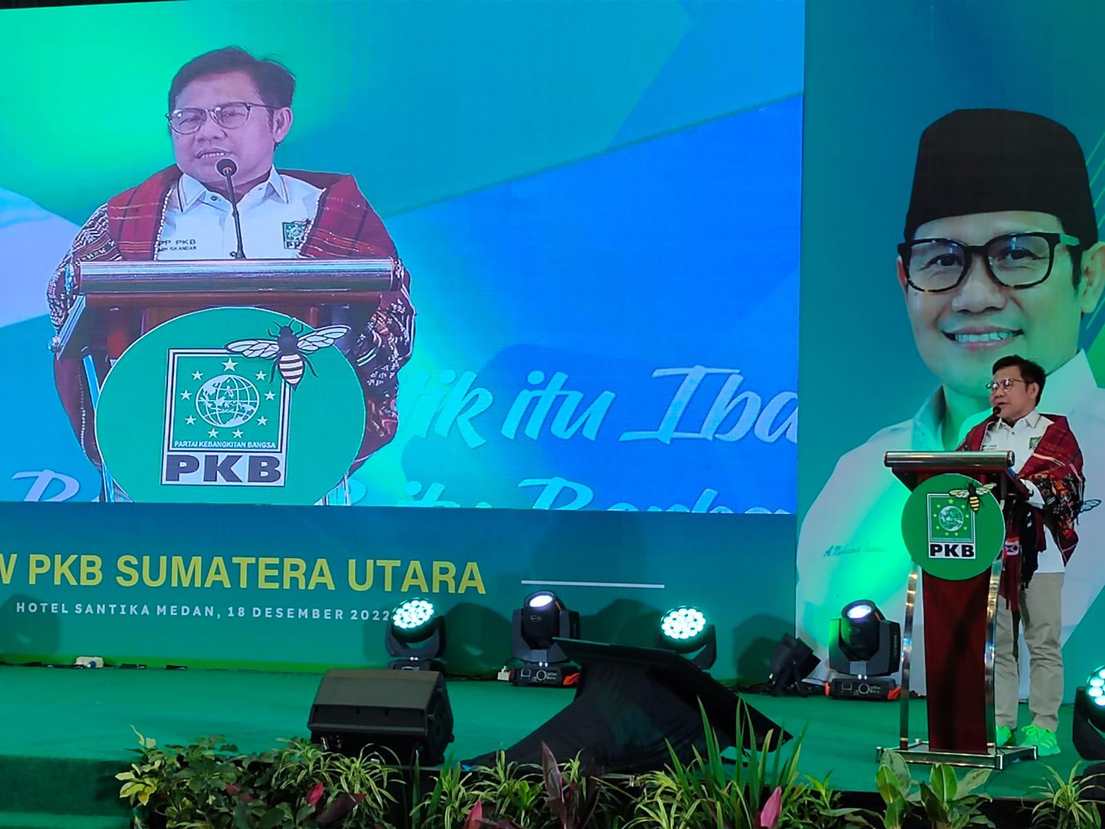 Muhaimin Iskandar Hadiri Muspimwil PKB di Sumut, Sampaikan Target Pileg dan Pilpres 2024