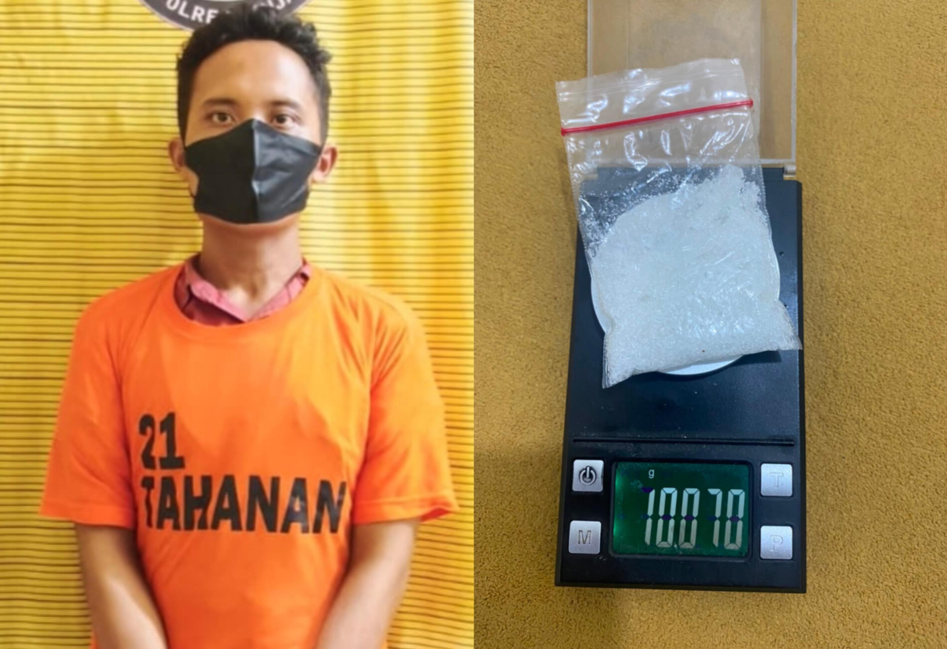 Bandar Narkoba di Kota Binjai Diringkus Polisi yang Menyamar, 10,07 Gram Sabu Disita - Tribun-medan.com