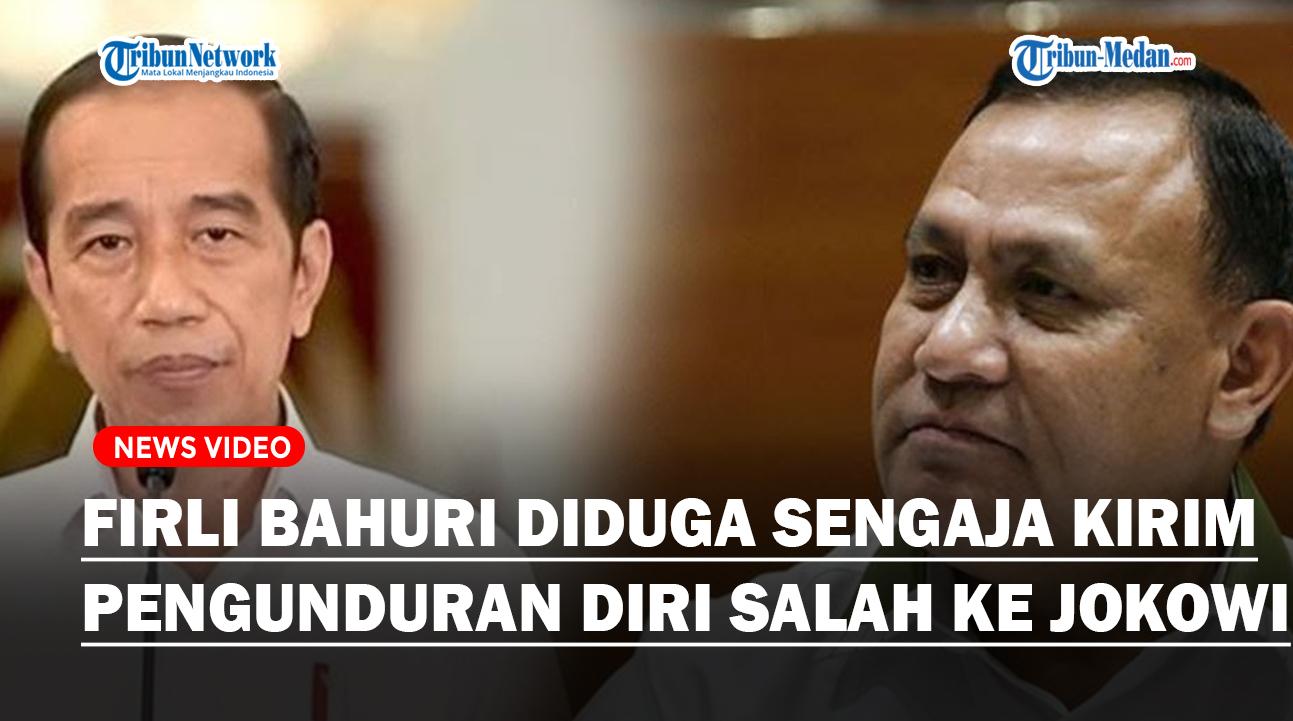 EKS KETUA KPK Firli Bahuri Diduga Sengaja Kirim Surat Pengunduran Diri Salah ke Jokowi, Kode Nego?