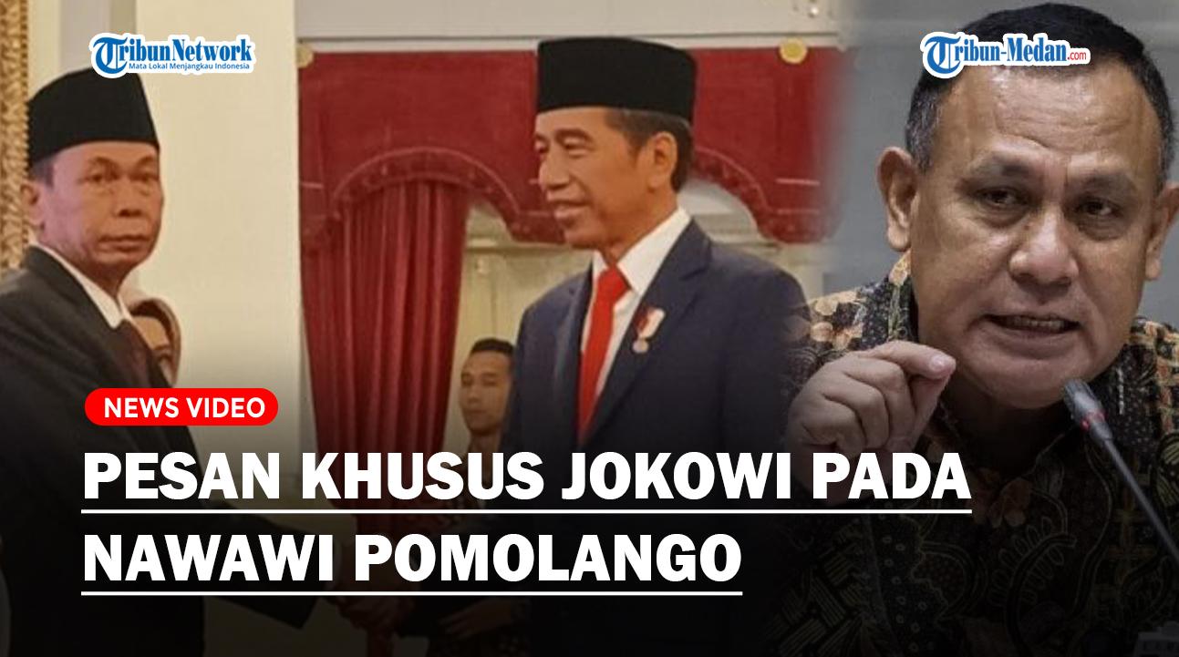 Pesan Khusus Jokowi pada Nawawi Pomolango Usai Jabat Ketua KPK Sementara Gantikan Firli Bahuri