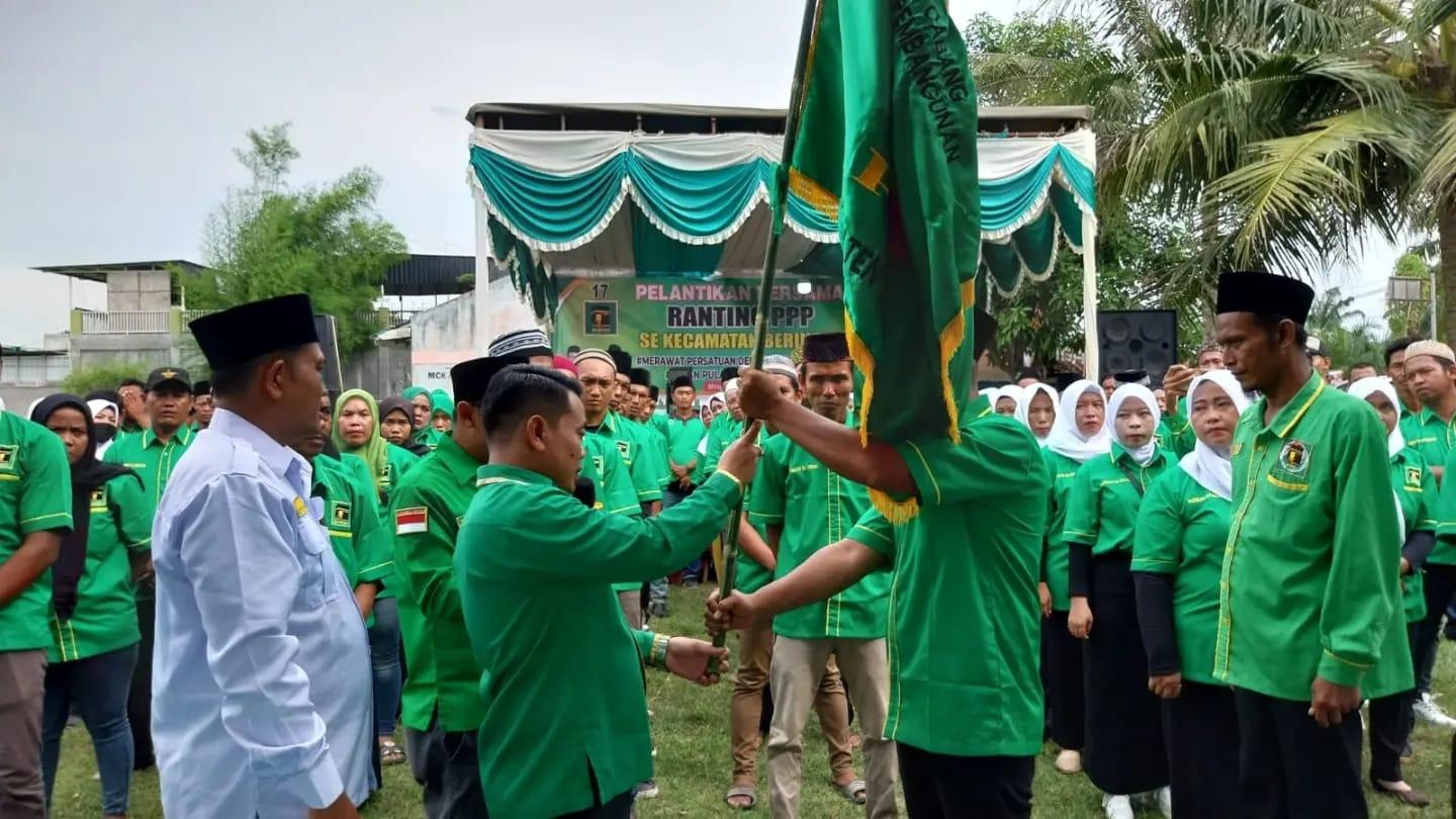 PPP Deliserdang Lantik Pengurus Ranting se-Kecamatan Beringin: Tidak Ada Lagi Waktu Berleha-leha