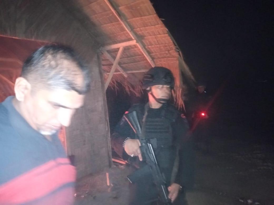 Sat Brimob Polda Sumut Temukan Barak Narkoba Saat Patroli, Langsung Dibakar Hingga Rata Tanah