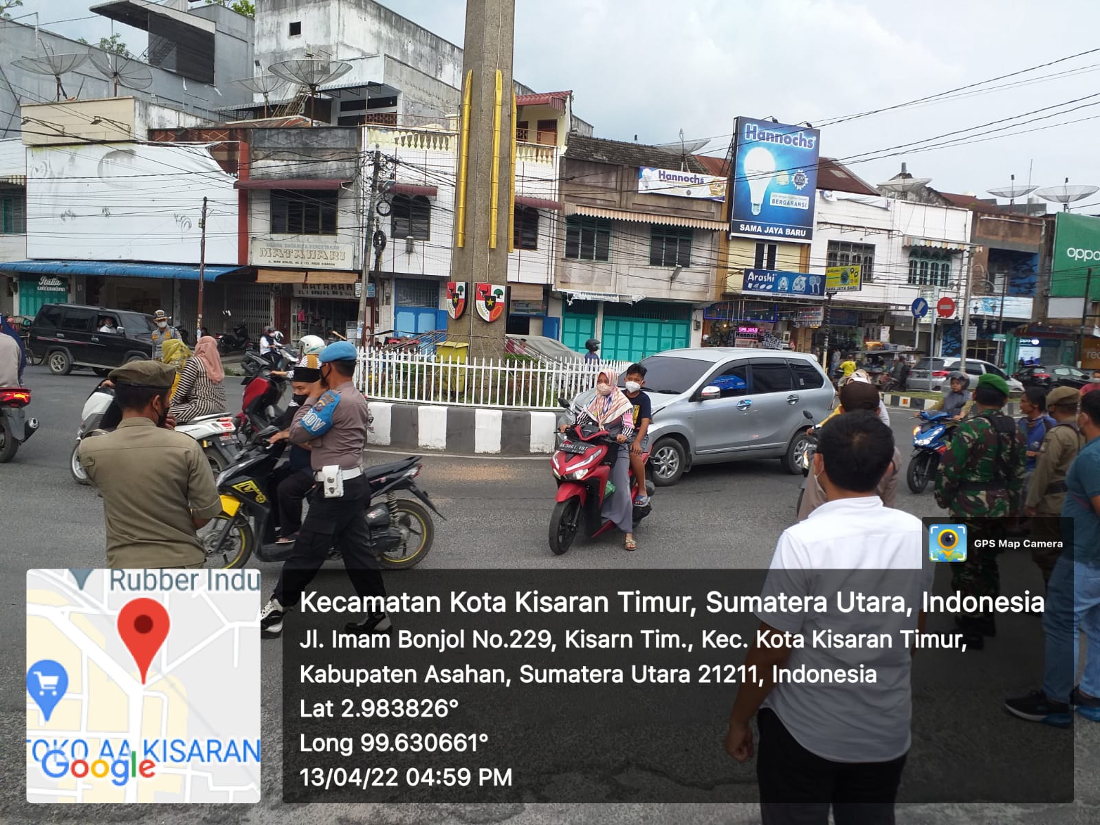 Personel Polres Asahan Tetap Ops Yustisi dan Patroli Jelang Berbuka Puasa