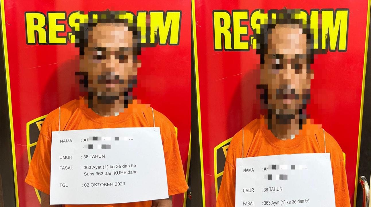 Kedapatan Mencuri, Polsek Datuk Bandar Tangkap Seorang Residivis