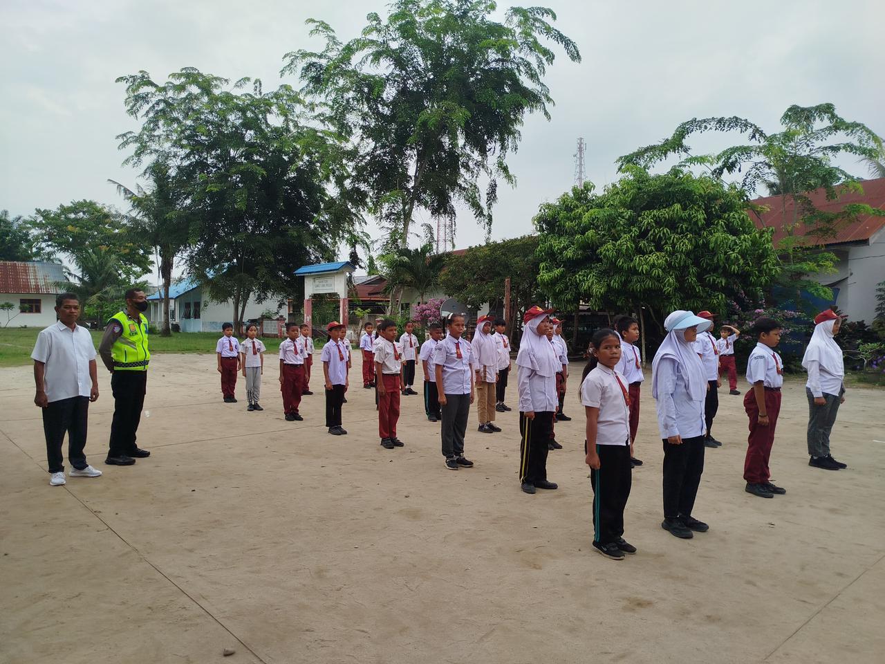 Sat Lantas Polres Batubara Gelar Polantas Menyapa, Edukasi Disiplin Lalu Lintas Usia Dini