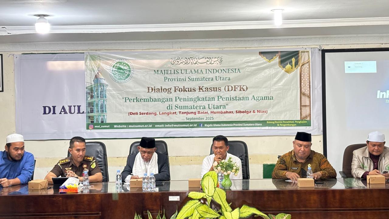 Kanit Pidum Polres Sibolga Hadiri Dialog Fokus Kasus Terkait Penistaan Agama yang Digelar MUI Sumut