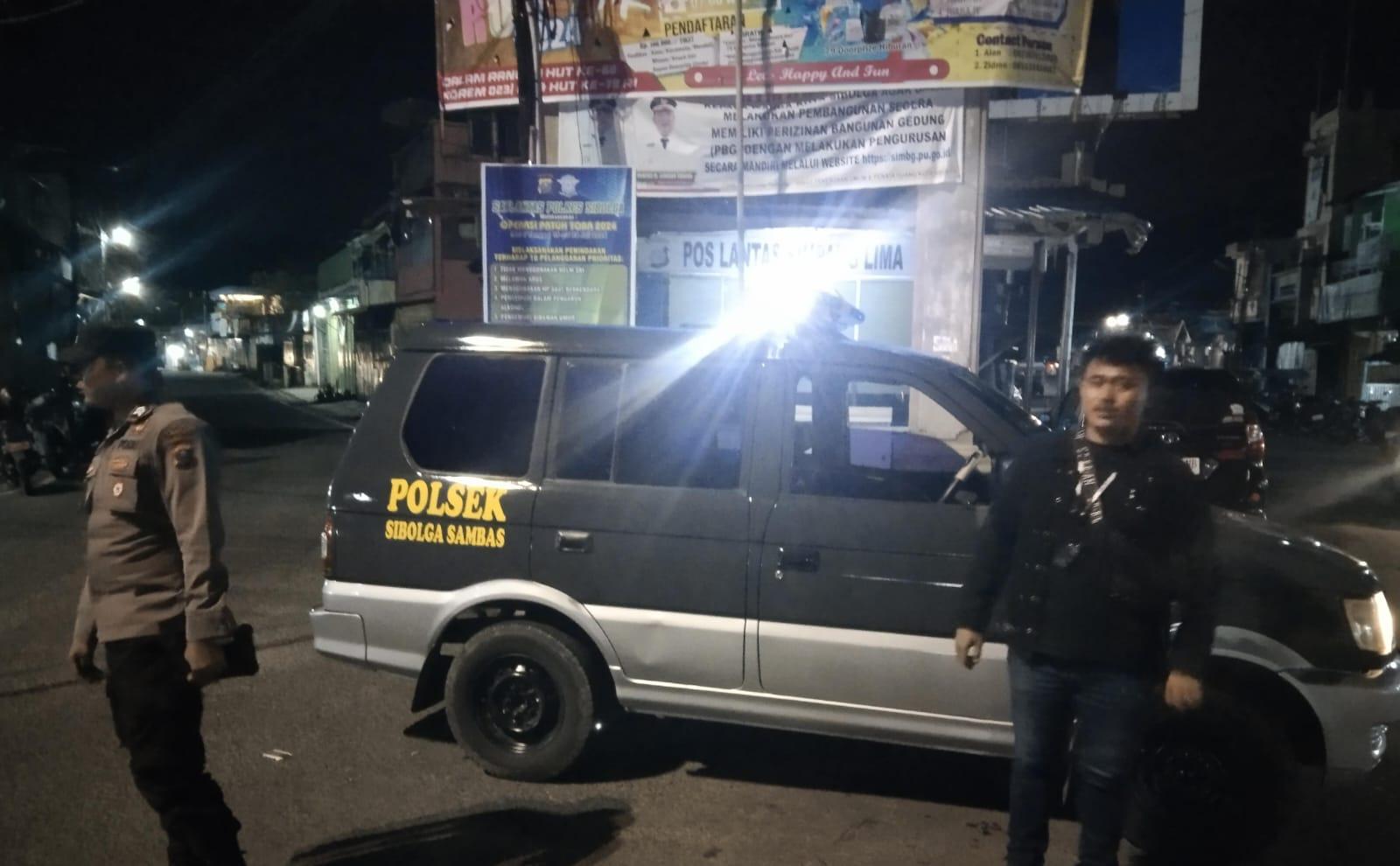 Polsek Sibolga Sambas Patroli Dialogis, Cegah Aksi Tawuran