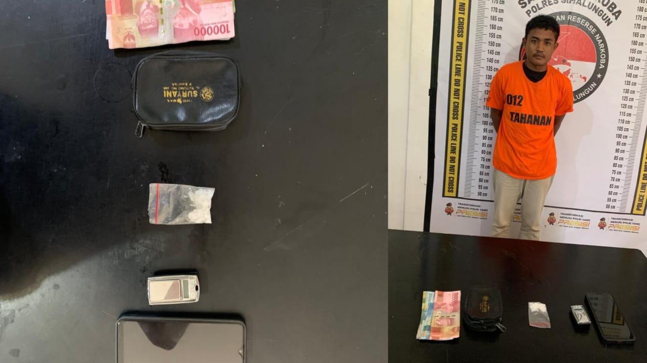 Polisi Tangkap Pengedar Sabu 3,68 Gram, Perkuat Pemberantasan Narkoba di Simalungun