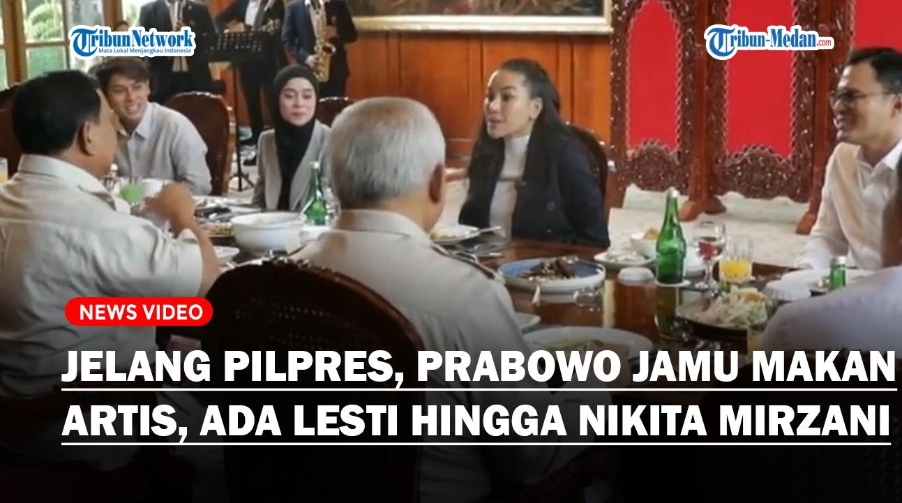 Prabowo Jamu Makan Nikita Mirzani Hingga Artis Lesti Kejora Jelang Pilpres 2024