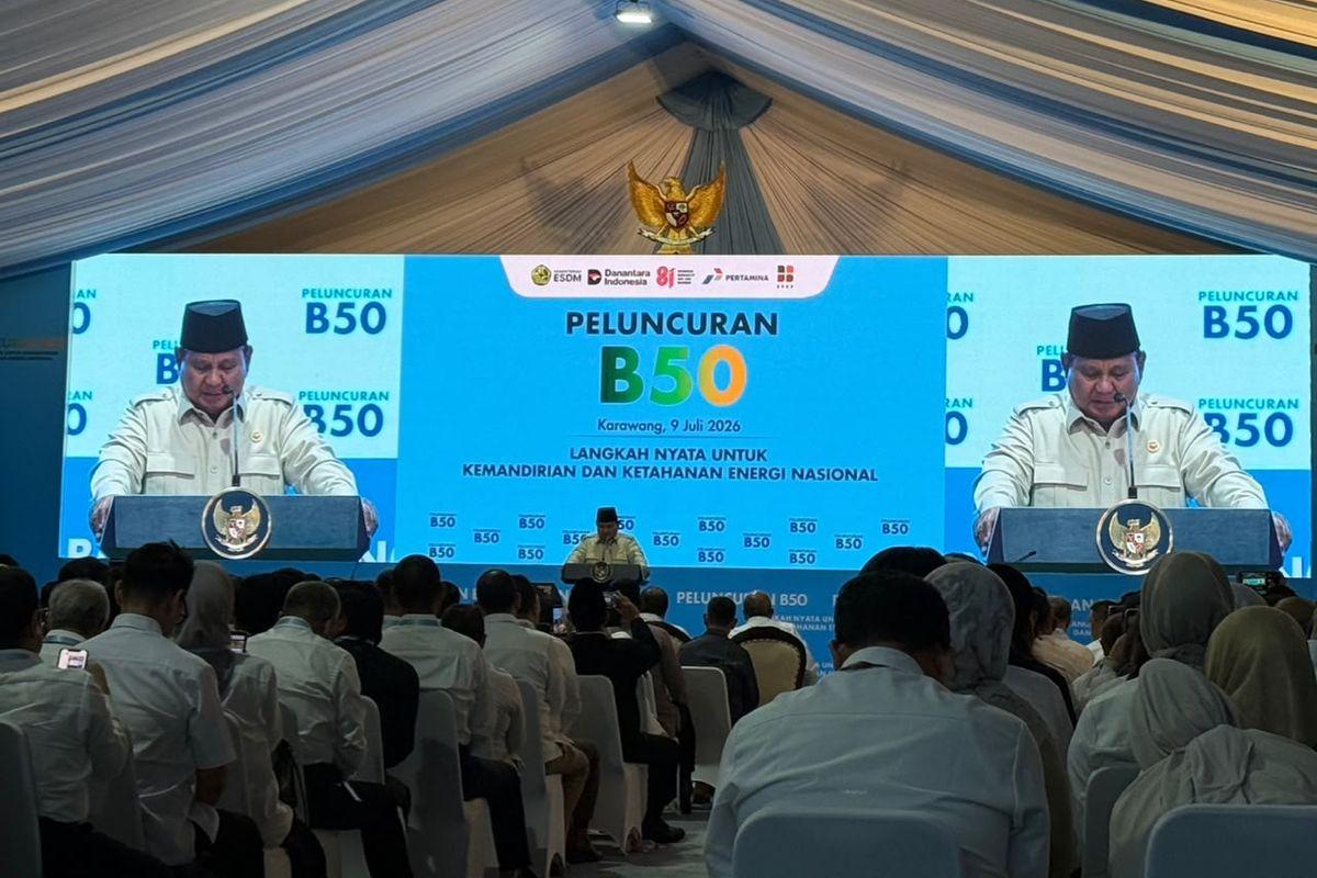 Prabowo Resmikan BBM Jenis Baru B50, Berikut Manfaat Hingga Kegunaannya, Lebih Ramah Lingkungan - Tribun-medan.com