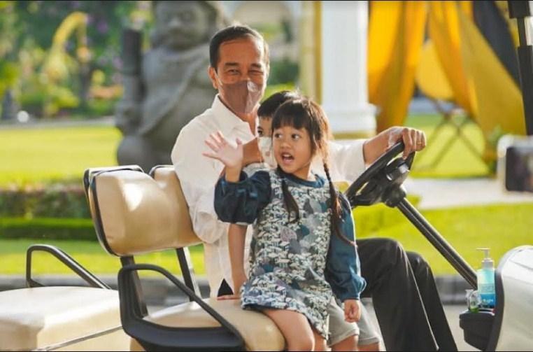 KUMPUL Keluarga saat Lebaran, Presiden Jokowi Dibuat Takjub akan Keberanian Jan Ethes & Sedah Mirah