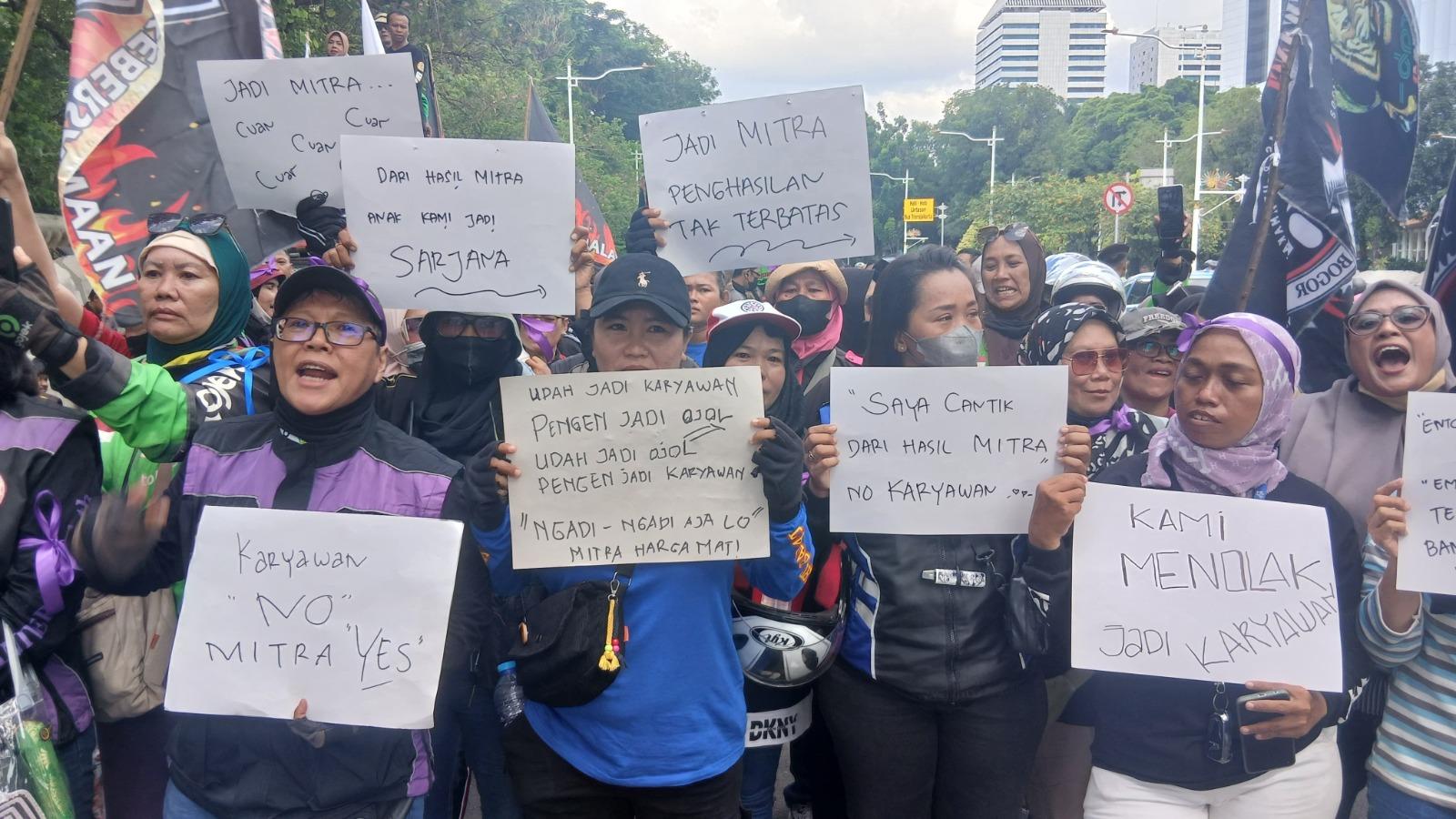 4 Tuntutan Utama Ojol yang Tergabung di Komunitas URC, Tolak Komisi 10 Persen