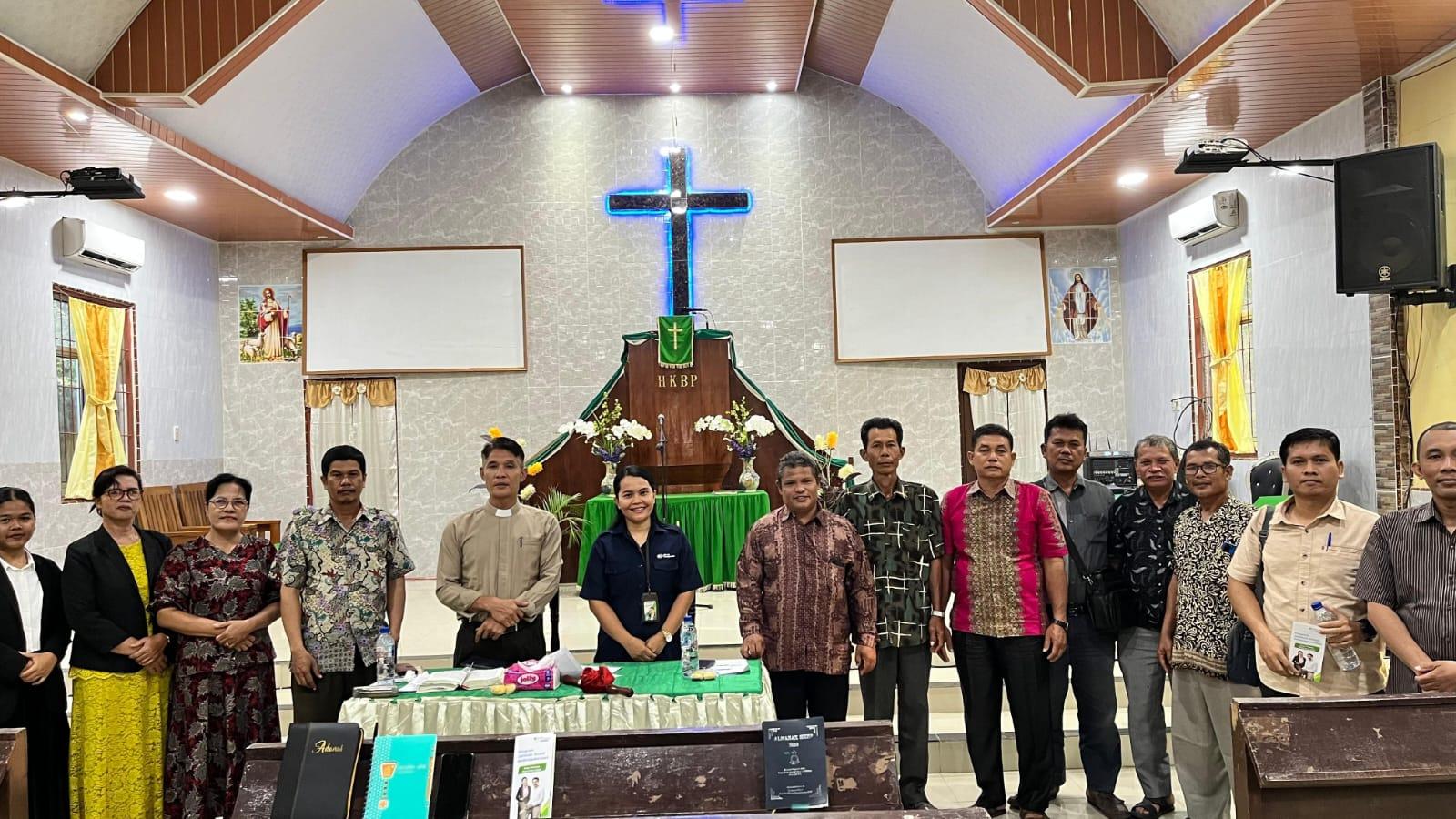 Perkuat Rasa Aman dalam Pelayanan, BPJS Ketenagakerjaan Cabang Binjai Edukasi Pelayan Gereja - Tribun-medan.com