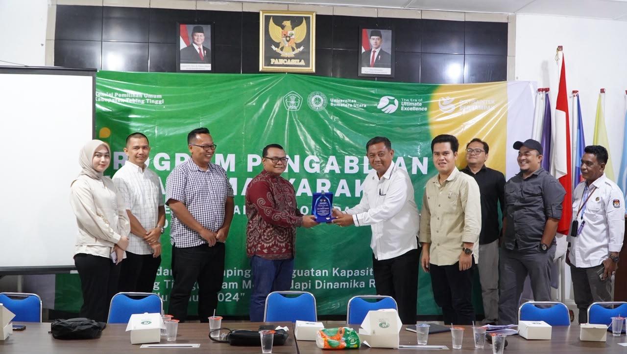 Dosen Ilmu Politik FISIP USU Latih KPU Tebing Tinggi Hadapi Perubahan Regulasi Pemilu Pasca-2024 - Tribun-medan.com