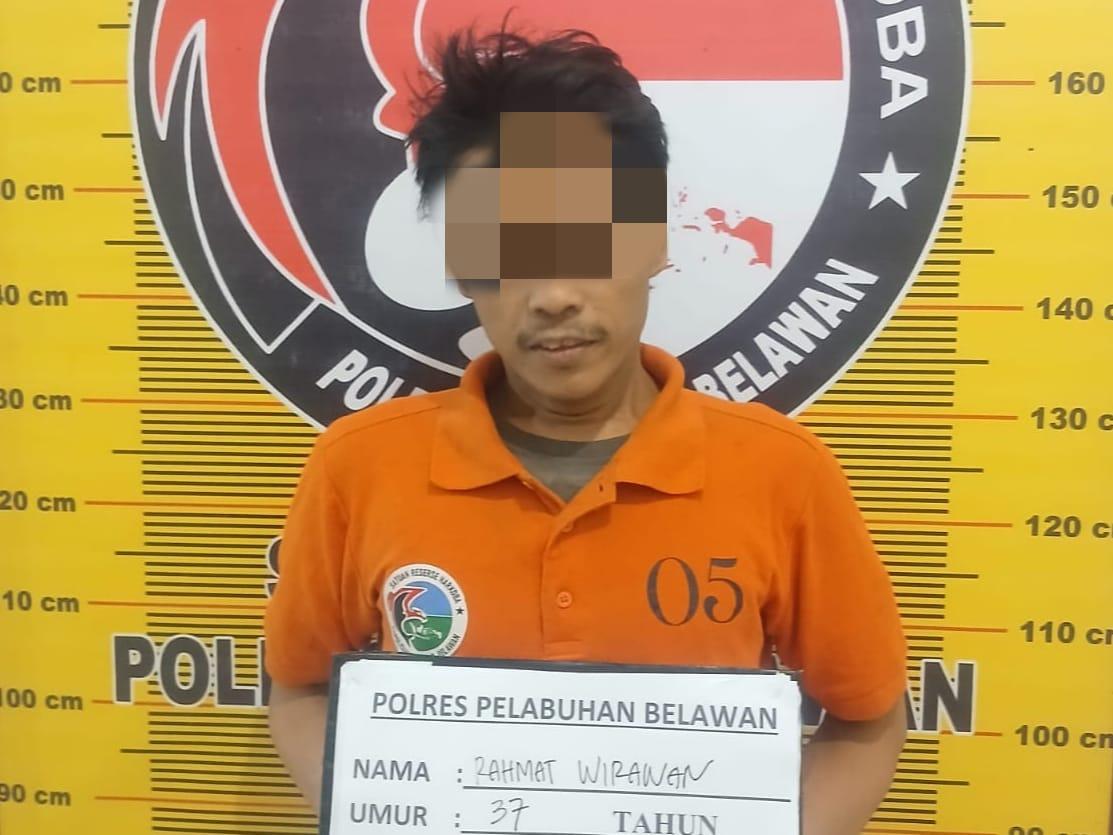 Sat Narkoba Polres Pelabuhan Belawan Gerebek Sarang Narkoba, 1 Pengedar dan 4 Pengguna Ditangkap