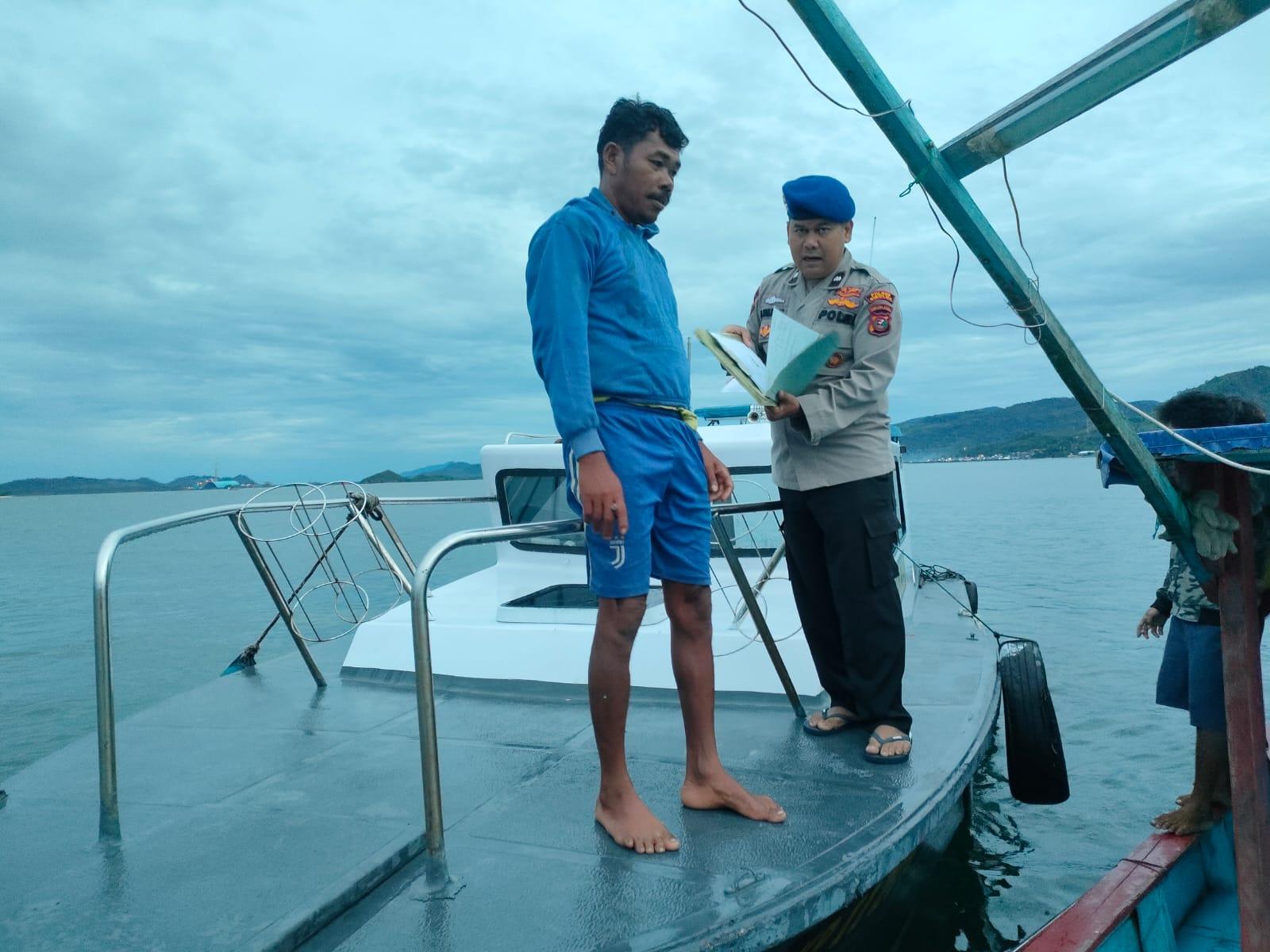 Cegah Peredaran Narkotia, Satpol Air Polres Sibolga Tatap Muka dengan Nelayan