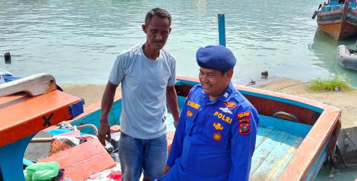 Sat Pol Airud Polres Sibolga Lakukan Monitoring dan Binluh di Pelabuhan Perikanan Nusantara Sibolga