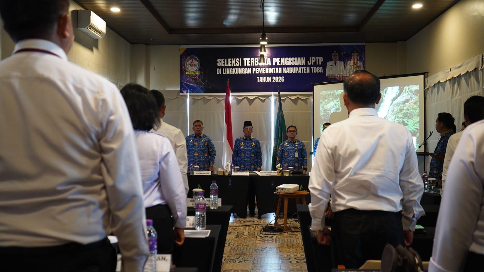 Buka Seleksi Terbuka JPTP, Wabup Toba Berpesan Agar Jadi Pemimpin yang Baik - Tribun-medan.com