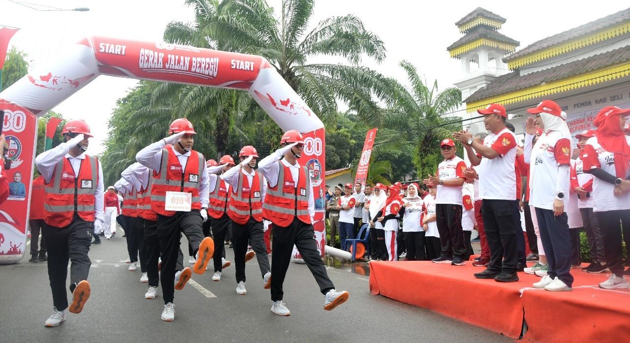 Berlangsung Semarak, Ribuan Peserta Ikuti Perlombaan Sambut HUT ke-80 RI di Deliserdang