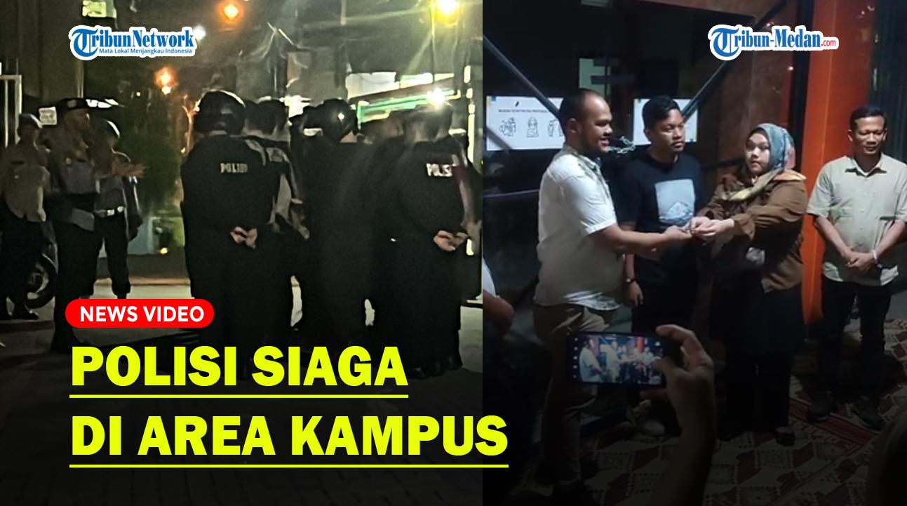 Kampus Universitas Tjut Nyak Dhien Mencekam, Puluhan Polisi Siaga hingga Lurah Pegang Segel Kampus