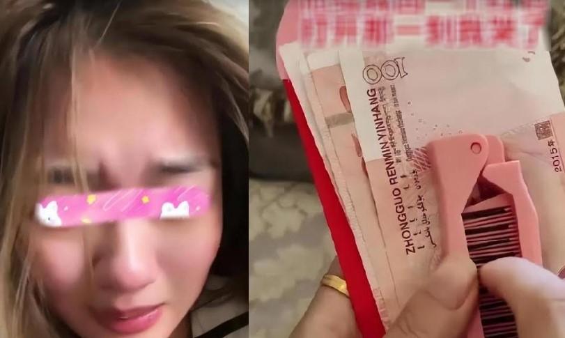 Seorang-wanita-menangis-tersedu-sedu-saat-melihat-sisir-dan-uang-di-dalam-amplop-merah.jpg