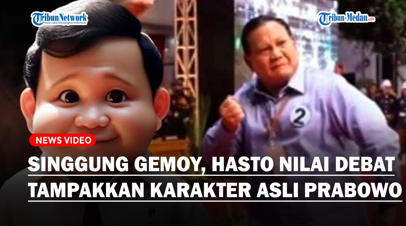 PDIP Sindir Pesona Gemoy, Hasto Nilai Debat Perlihatkan Karakter Asli Prabowo di Muka Jokowi-Gibran