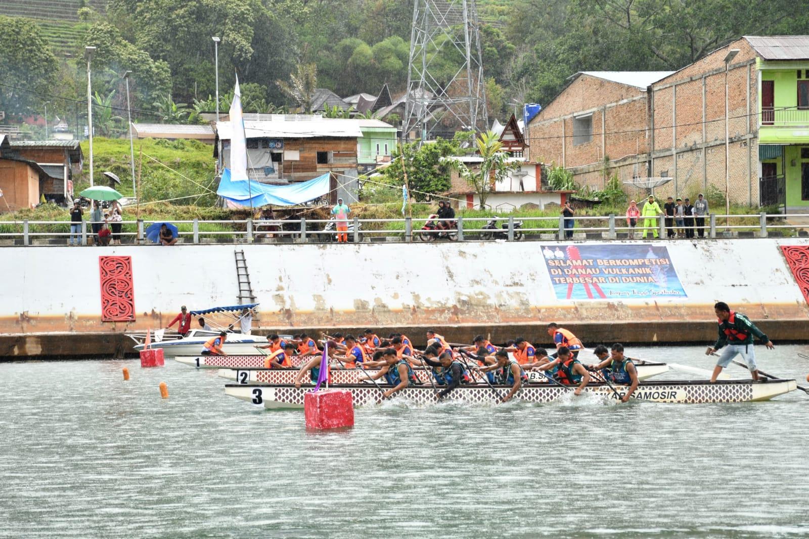 Gelar Side Event Internasional ToTK di Samosir, Lomba Solu Bolon Jadi Daya Tarik bagi Pengunjung