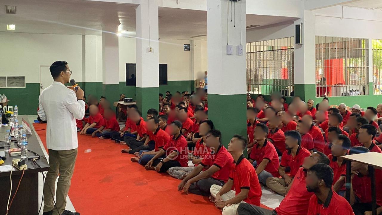 Lapas Narkotika Langkat dan Dinas Kesehatan Sosialisasi Pencegahan HIV/AIDS kepada WBP