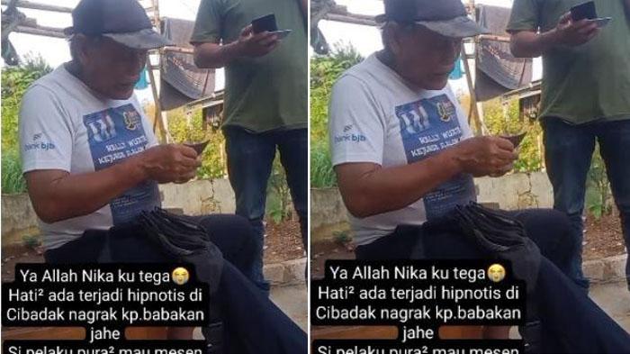 TANGIS Histeris Penjual Tahu di Sukabumi, Uang Rp 3 Juta Raib, Diduga Korban Hipnotis: Tolong